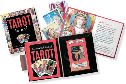 Tarot To Go! (Set With Mini Book And Mini Hanson-Roberts Tarot Deck)- Peter Pauper Press - Tarotpuoti