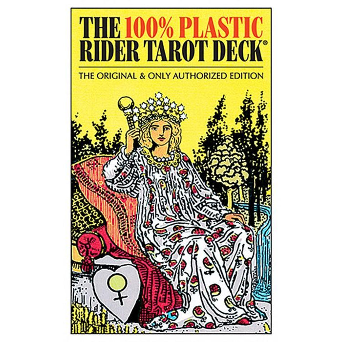 The 100% Plastic Rider Tarot Cards Deck - Tarotpuoti