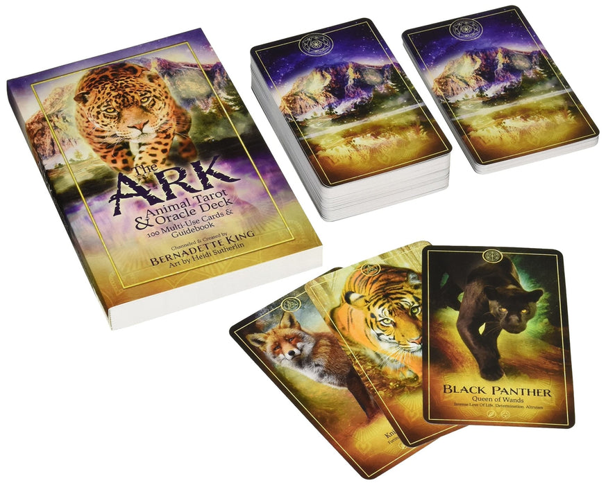 The Ark Animal Tarot & Oracle Deck - Second Edition: 100 Animal Multi-Use Cards & Guidebook Normaaliversio - Tarotpuoti