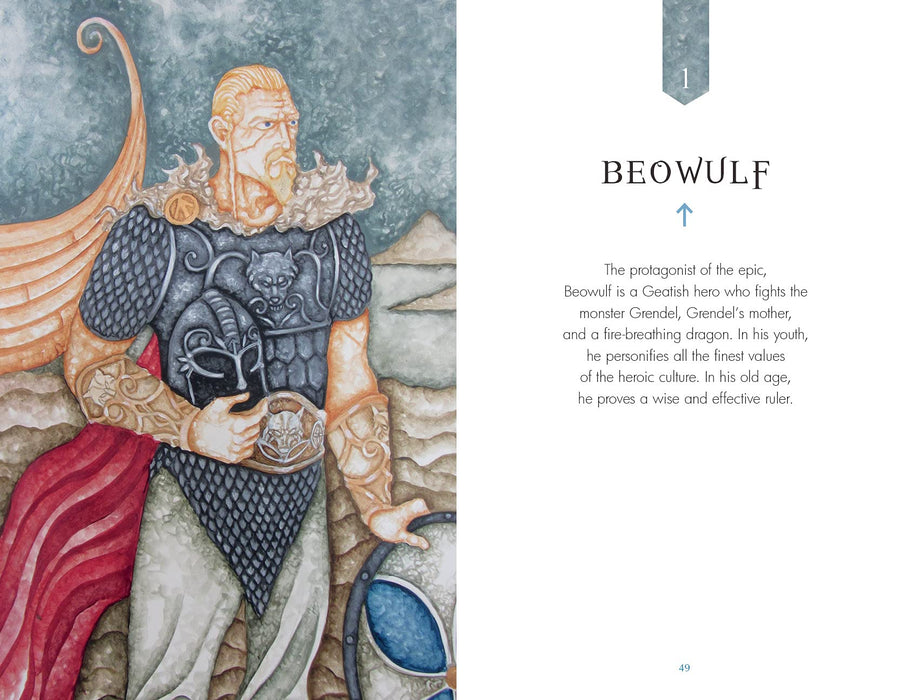 The Beowulf Oracle: Wisdom from the Northern Kingdoms Cards – John Matthews - Tarotpuoti