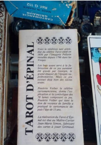 The Epinal Tarot Deck, Tarot d'Epinal Marseilles - Grimaud (Preloved/käytetty) - Tarotpuoti
