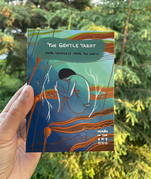 The Gentle Tarot: Heal Yourself Heal the Earth (1st.edition second printing) - Mari in the Sky (Indie) - Tarotpuoti