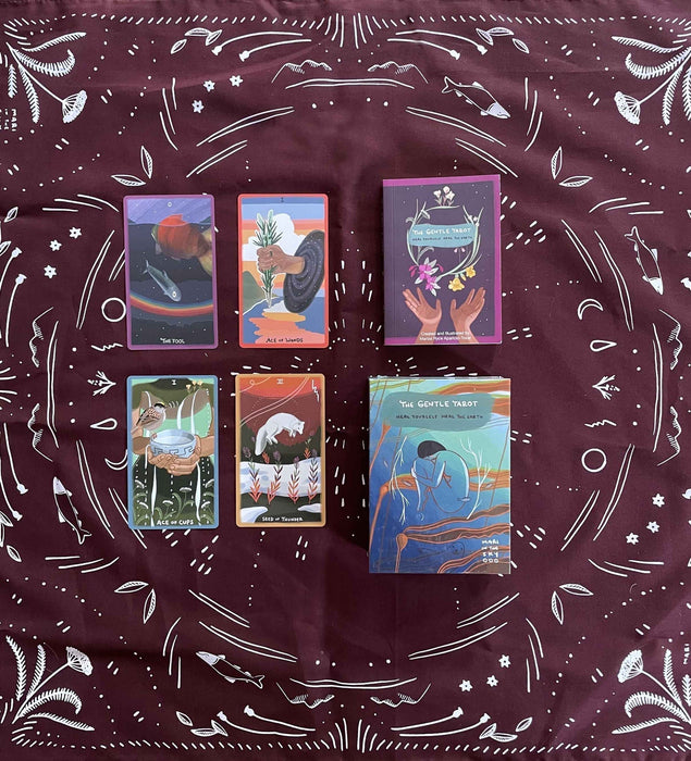 The Gentle Tarot: Heal Yourself Heal the Earth (1st.edition second printing) - Mari in the Sky (Indie) - Tarotpuoti
