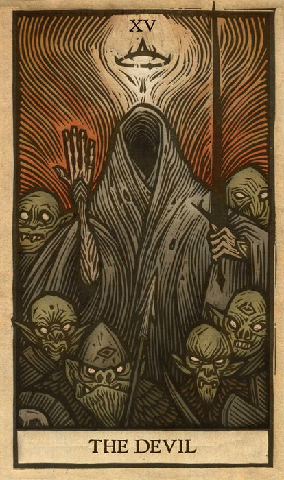 The Lord of the Rings Tarot Deck and Guide - Casey Gilly - Tarotpuoti