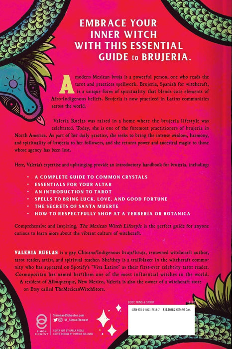 The Mexican Witch Lifestyle: Brujeria Spells, Tarot, and Crystal Magic - Valeria Ruelas - Tarotpuoti