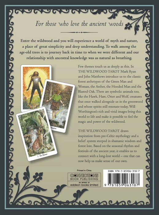 The Wild Wood Tarot: Wherein Widsom Resides Paperback – Mark Ryan, John Matthews, Will Worthington (Preloved/käytetty) - Tarotpuoti