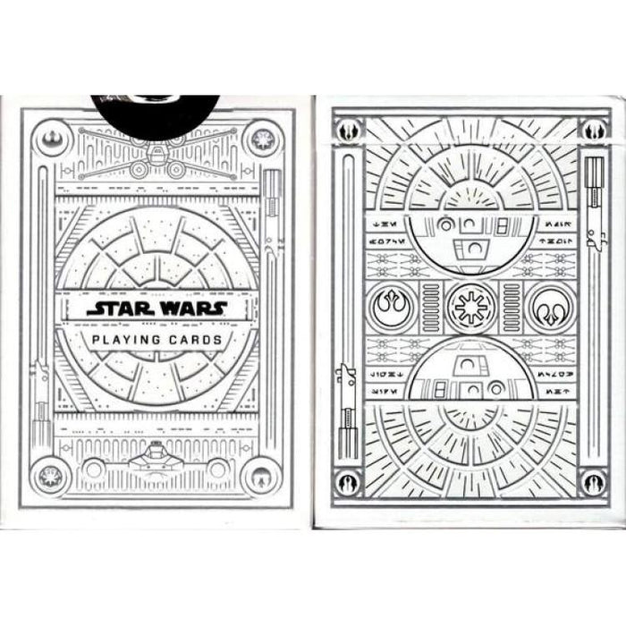 Theory11 Star Wars Playing Cards - Silver Special Edition - Light Side - Tarotpuoti