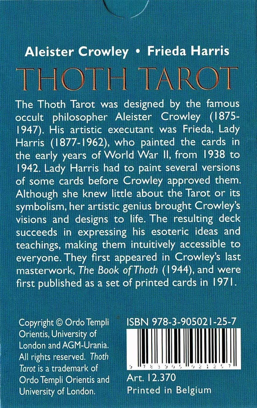 Thoth Tarot - Alesteir Crowley, Frieda Harris - Tarotpuoti