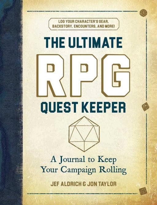 Ultimate RPG Quest Keeper: Journal - Jef Aldrich & John Taylor - Tarotpuoti