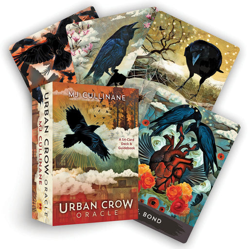 Urban Crow Oracle: A 54-Card Deck and Guidebook - MJ Cullinane - Tarotpuoti