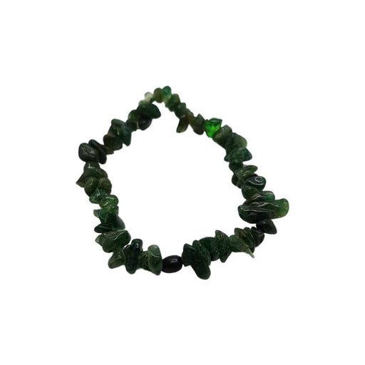 Vihreä Jade "chip" rannekoru (joustava) - Tarotpuoti