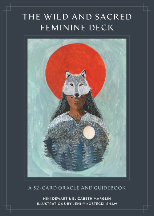 Wild and Sacred Feminine Deck - A 52-Card Oracle and Guidebook - Niki Dewart - Tarotpuoti