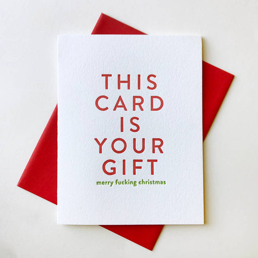 Your Gift, Christmas - kortti ja kuori - Steel Petal Press - Tarotpuoti