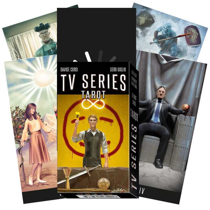 TV Series Tarot: 78 full colour tarot cards and instruction booklet - Gero Giglio, Davide Corsi
