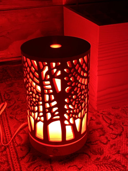 ZenForest ultraääni-diffuusori vaalea 200ml, höyrystin eteerisille öljyille - Tarotpuoti